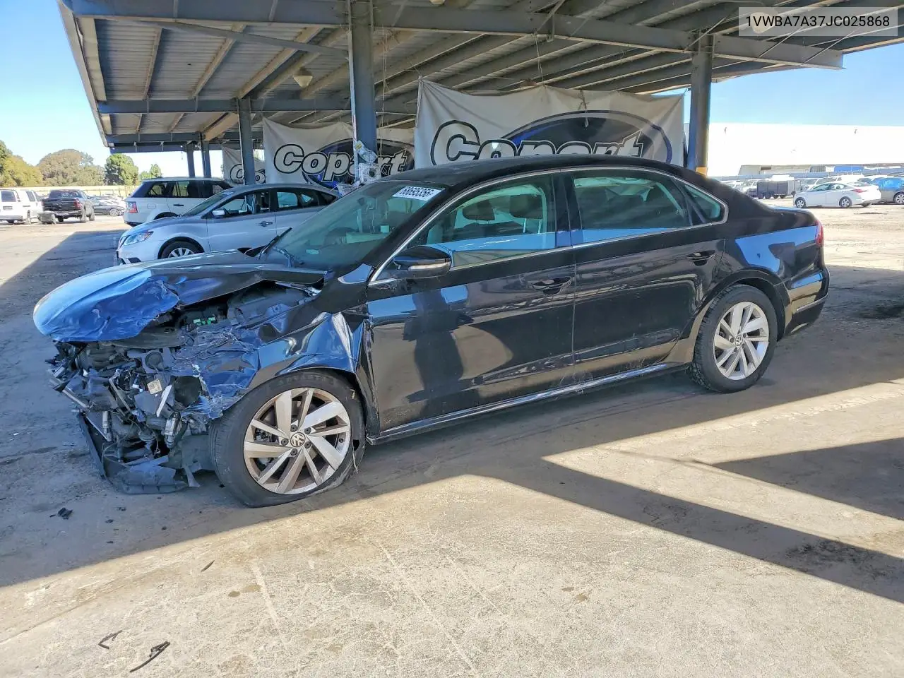 2018 Volkswagen Passat Se VIN 1VWBA7A37JC025868 фото 1