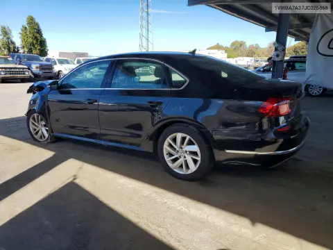 2018 Volkswagen Passat Se VIN 1VWBA7A37JC025868 фото 2