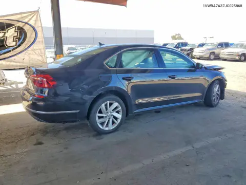 2018 Volkswagen Passat Se VIN 1VWBA7A37JC025868 фото 3