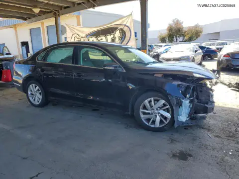 2018 Volkswagen Passat Se VIN 1VWBA7A37JC025868 фото 4
