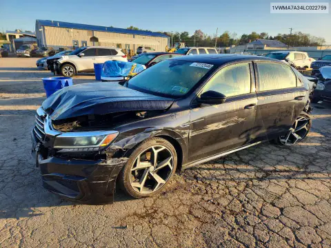 2020 Volkswagen Passat R-Line VIN 1VWMA7A34LC022759 фото 1