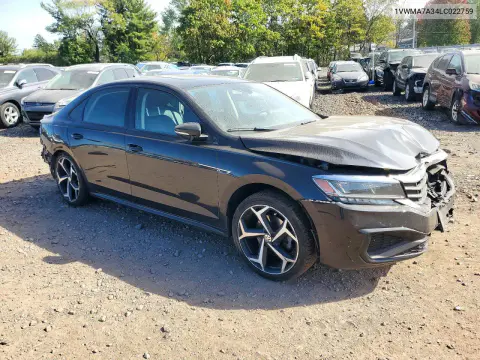 2020 Volkswagen Passat R-Line VIN 1VWMA7A34LC022759 фото 4
