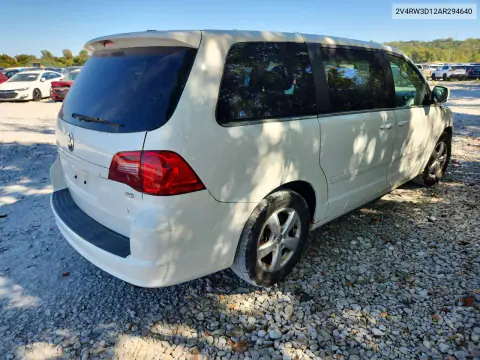 2010 Volkswagen Routan Se VIN 2V4RW3D12AR294640 фото 3