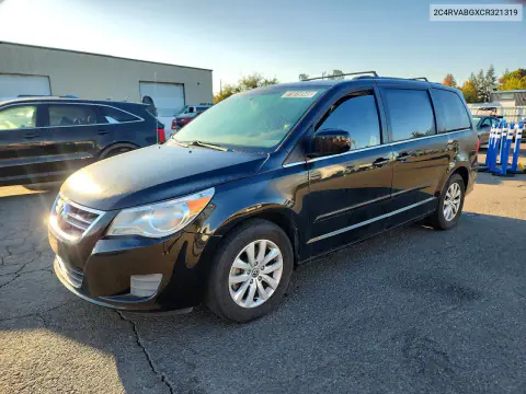 2C4RVABGXCR321319 — 2012 Volkswagen Routan, Мелкие вмятины и царапины, фото до ремонта