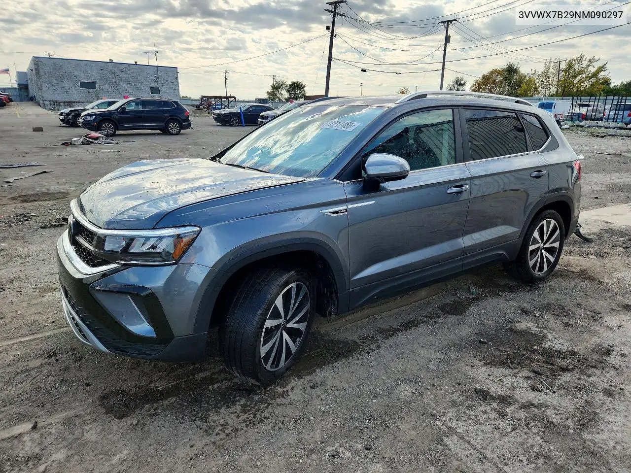 3VVWX7B29NM090297 Volkswagen TAOS 2022 — повреждение Передняя часть, фото до ремонта