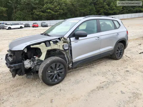 3VV5X7B29RM009297 — 2024 Volkswagen TAOS, Передняя часть, фото до ремонта