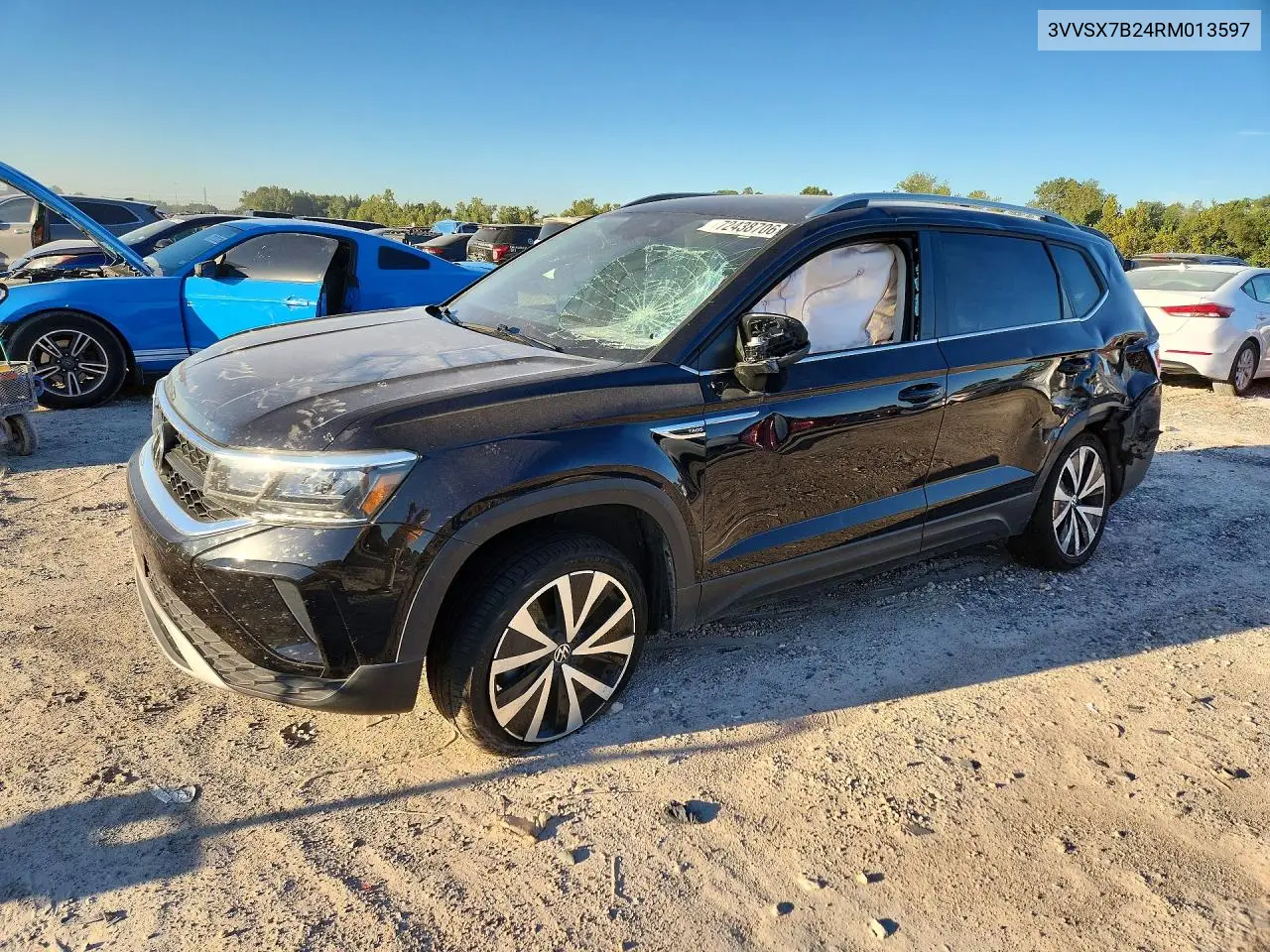 2024 Volkswagen Taos Se VIN 3VVSX7B24RM013597 фото 1