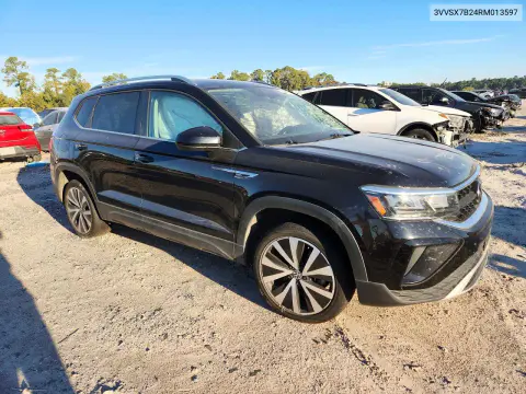 2024 Volkswagen Taos Se VIN 3VVSX7B24RM013597 фото 4