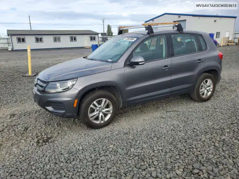 WVGAV7AX3CW003613 — 2012 Volkswagen Tiguan, Передняя часть, фото до ремонта