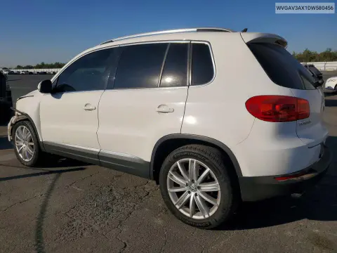2013 Volkswagen Tiguan S VIN WVGAV3AX1DW580456 фото 2