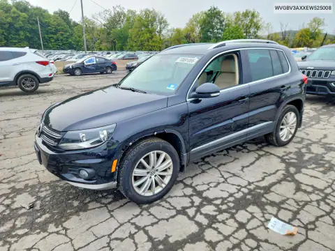WVGBV3AXXEW525008 — 2014 Volkswagen Tiguan, Задняя часть, фото до ремонта