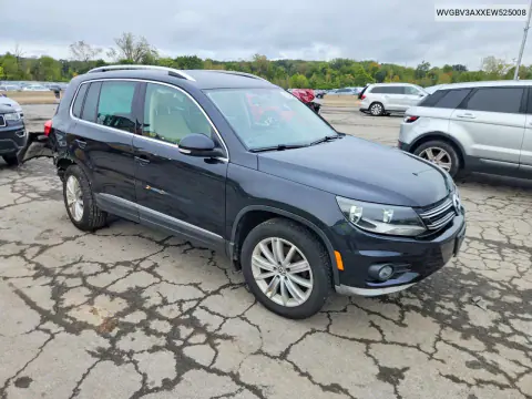 2014 Volkswagen Tiguan S VIN WVGBV3AXXEW525008 фото 4