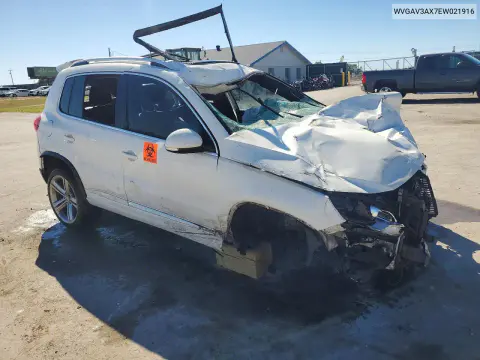 2014 Volkswagen Tiguan S VIN WVGAV3AX7EW021916 фото 4