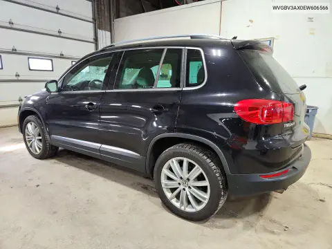 2014 Volkswagen Tiguan S VIN WVGBV3AX0EW606566 фото 2