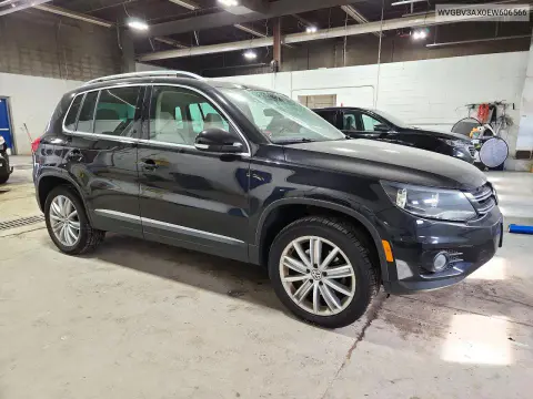 2014 Volkswagen Tiguan S VIN WVGBV3AX0EW606566 фото 4