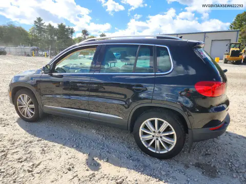2014 Volkswagen Tiguan S VIN WVGBV3AX5EW622293 фото 2