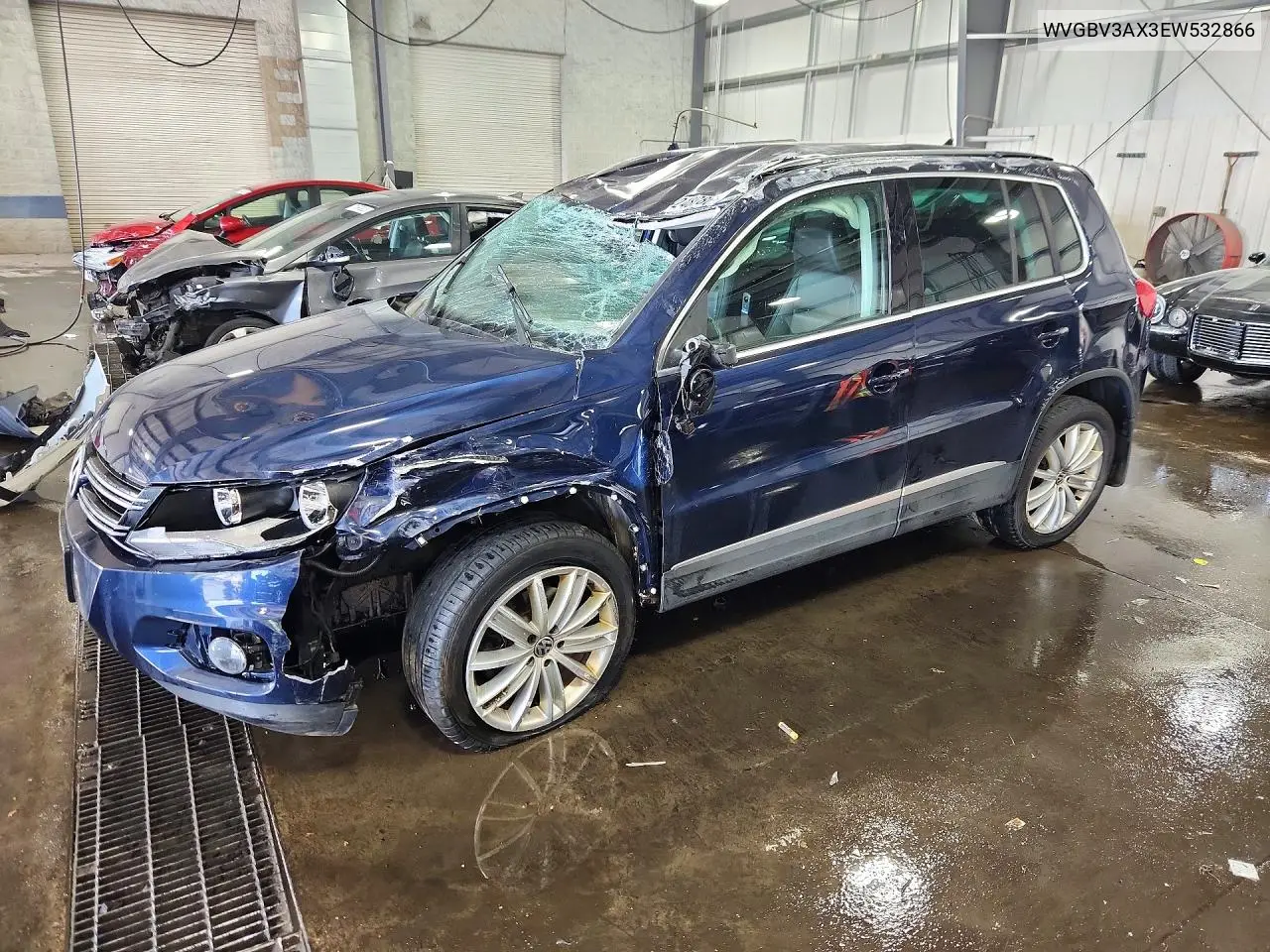 2014 Volkswagen Tiguan S VIN WVGBV3AX3EW532866 фото 1