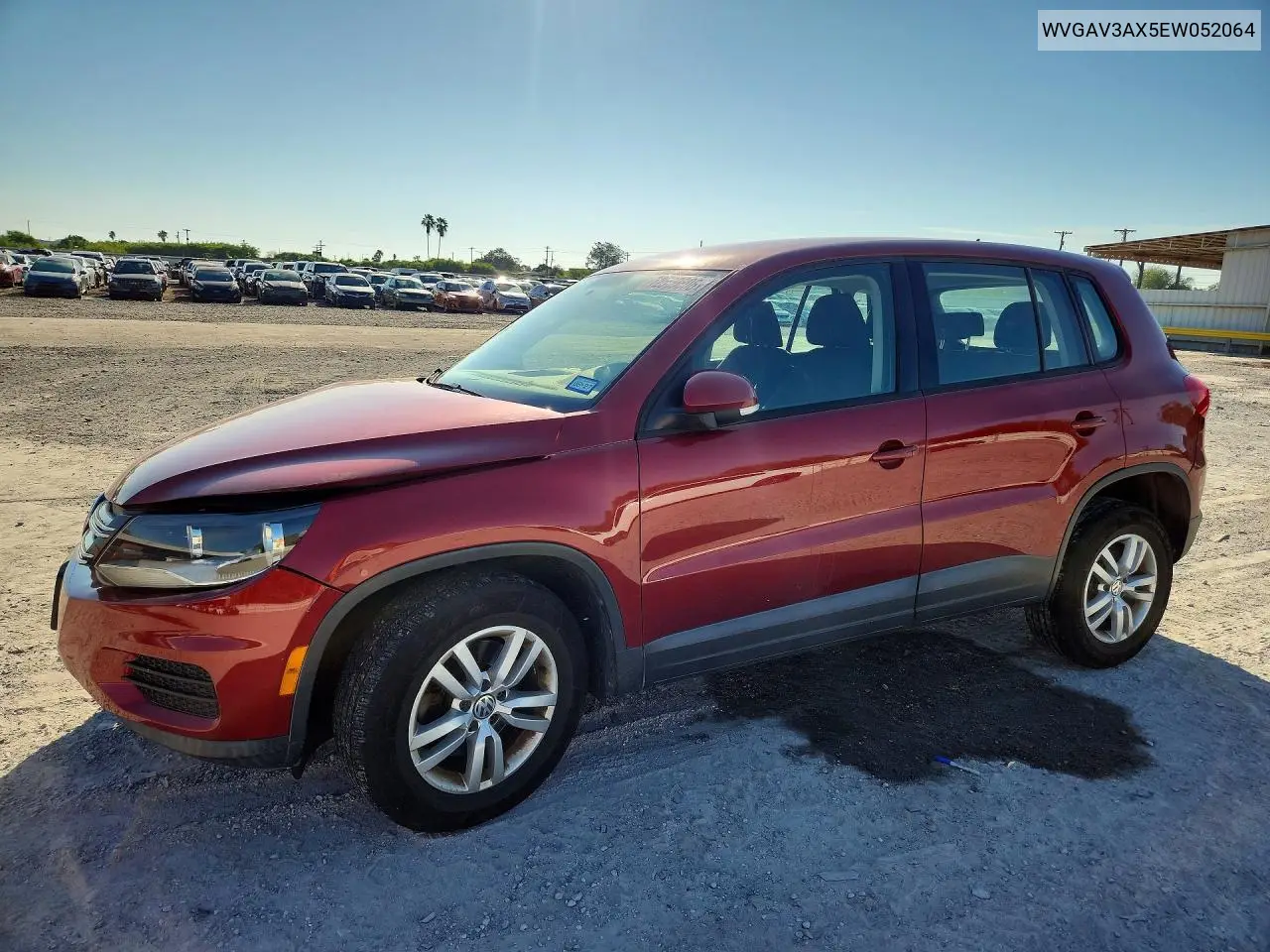 2014 Volkswagen Tiguan S VIN WVGAV3AX5EW052064 фото 1