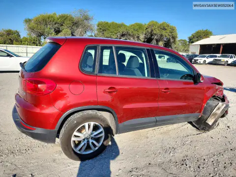 2014 Volkswagen Tiguan S VIN WVGAV3AX5EW052064 фото 3