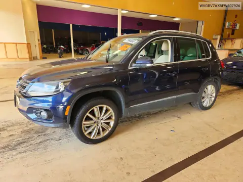 2015 Volkswagen Tiguan S VIN WVGBV7AX8FW607926 фото 1