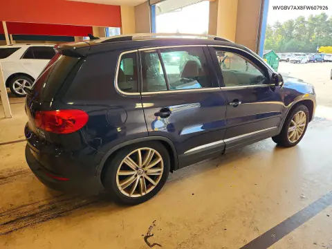 2015 Volkswagen Tiguan S VIN WVGBV7AX8FW607926 фото 3