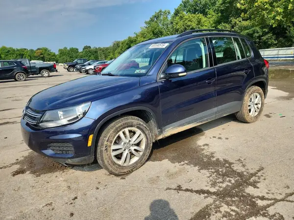 WVGBV7AX8GW578512 — 2016 Volkswagen Tiguan, Передняя часть (Front End), фото до ремонта