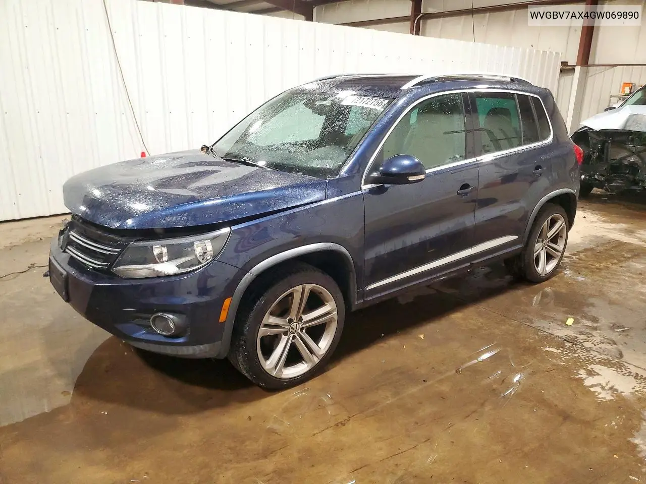 2016 Volkswagen Tiguan S VIN WVGBV7AX4GW069890 фото 1