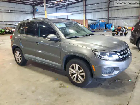 2016 Volkswagen Tiguan S VIN WVGAV7AX9GW530254 фото 4