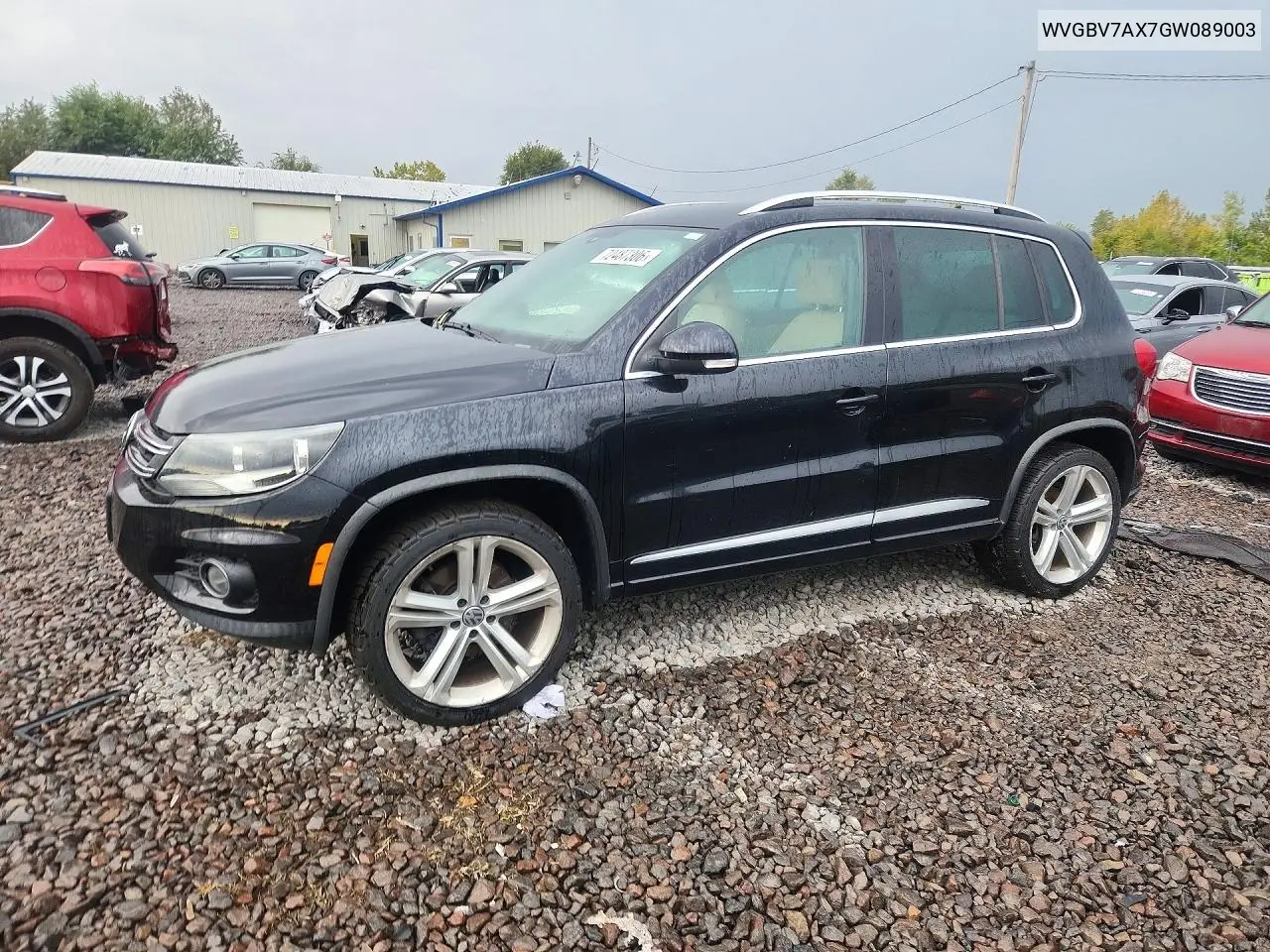 2016 Volkswagen Tiguan VIN WVGBV7AX7GW089003 фото 1