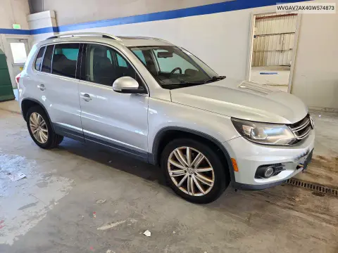 2016 Volkswagen Tiguan S VIN WVGAV7AX4GW574873 фото 4