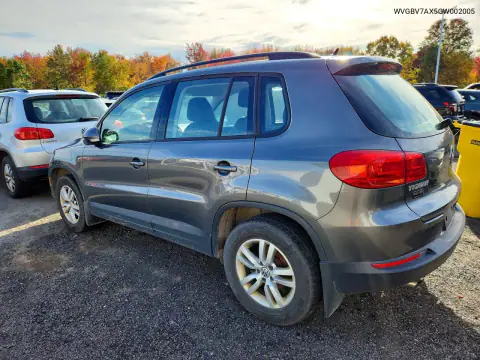 WVGBV7AX5GW002005 — 2016 Volkswagen Tiguan, фото 2 с аукциона Copart 20.10.2026, Мелкие вмятины и царапины