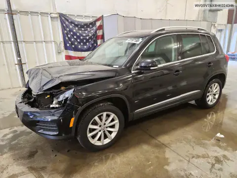 WVGSV7AX8HK024346 — 2017 Volkswagen Tiguan, Передняя часть, фото до ремонта