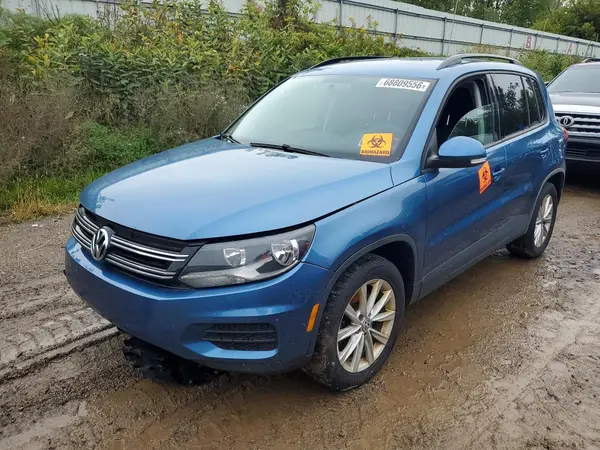 WVGBV7AX0JK005134 — 2018 Volkswagen Tiguan, Передняя часть (Front End), фото до ремонта