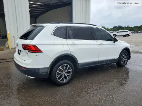 2018 Volkswagen Tiguan Se VIN 3VV3B7AX6JM214681 фото 3