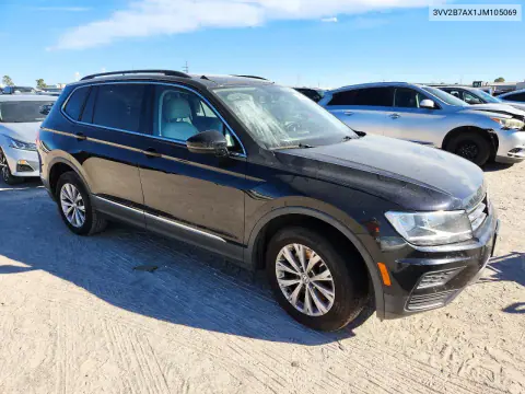 2018 Volkswagen Tiguan Se VIN 3VV2B7AX1JM105069 фото 4
