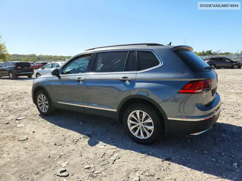 2018 Volkswagen Tiguan Se VIN 3VV2B7AX8JM074094 фото 2