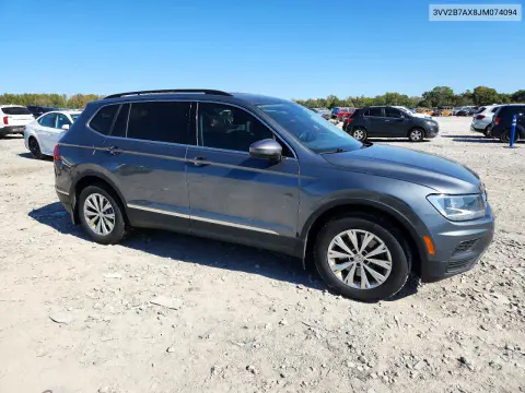 2018 Volkswagen Tiguan Se VIN 3VV2B7AX8JM074094 фото 4