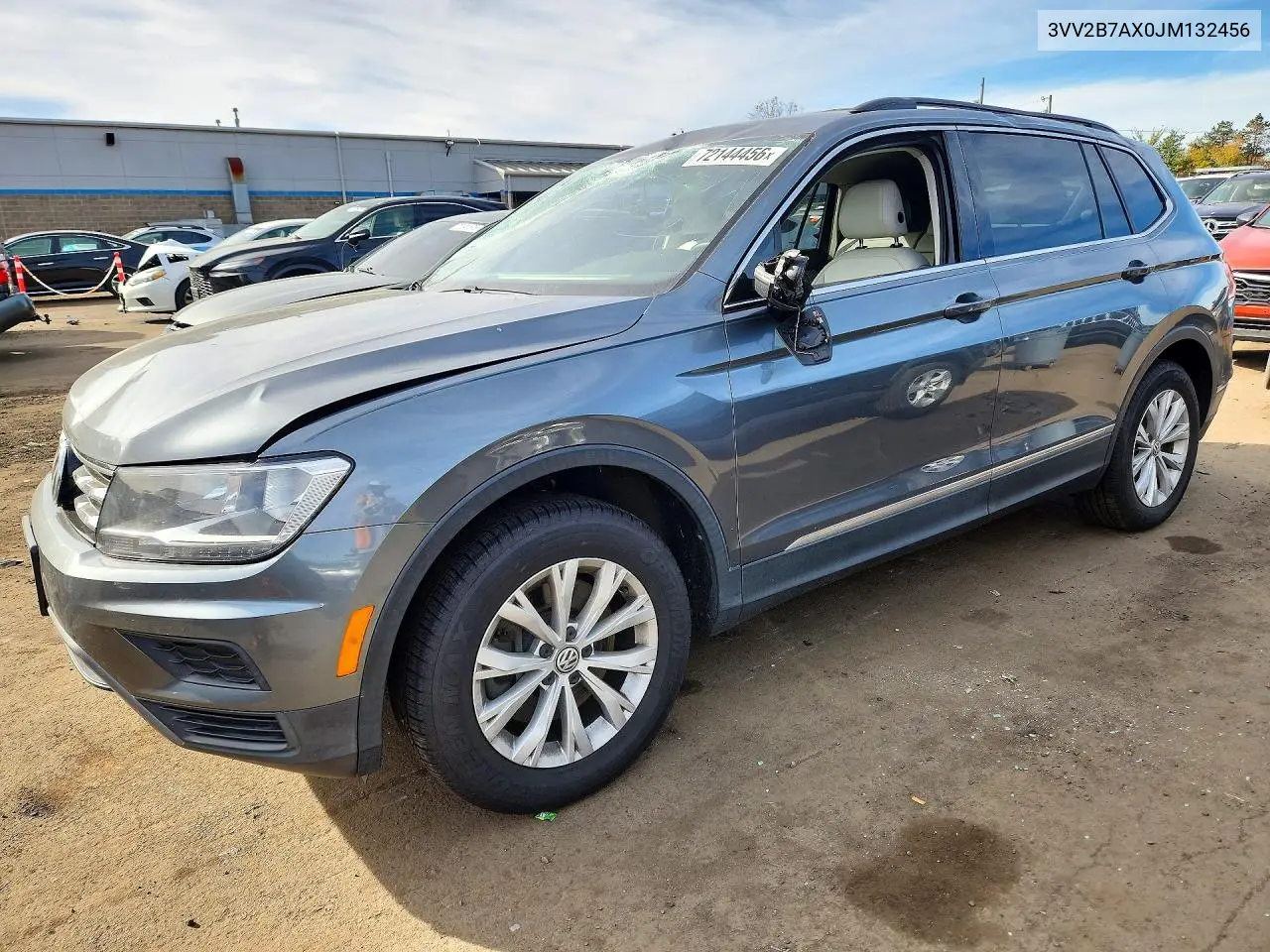 2018 Volkswagen Tiguan Se VIN 3VV2B7AX0JM132456 фото 1