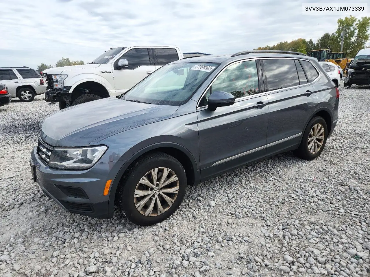 2018 Volkswagen Tiguan Se VIN 3VV3B7AX1JM073339 фото 1
