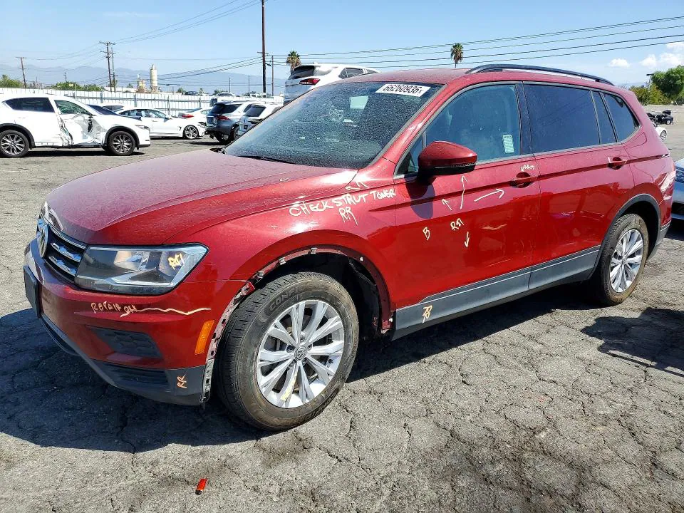 2019 Volkswagen Tiguan VIN 3VV1B7AX9KM125812 фото 1