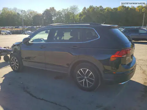 2019 Volkswagen Tiguan Se VIN 3VV2B7AX9KM164338 фото 2