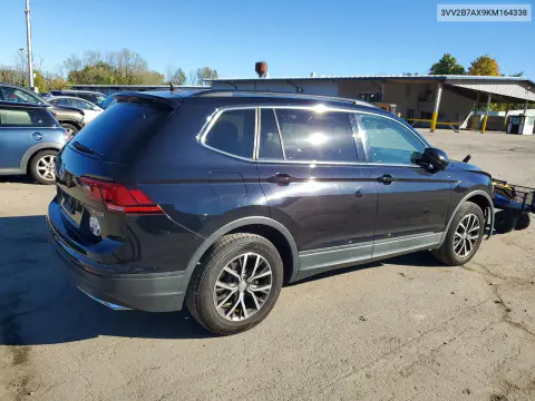2019 Volkswagen Tiguan Se VIN 3VV2B7AX9KM164338 фото 3