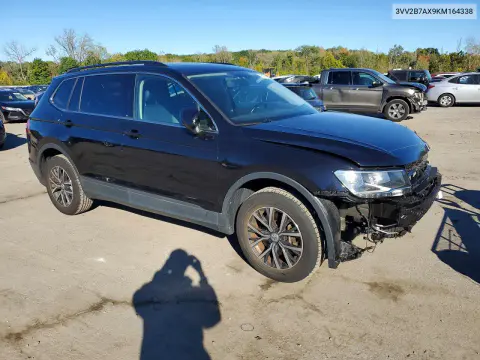 2019 Volkswagen Tiguan Se VIN 3VV2B7AX9KM164338 фото 4