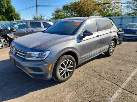 2019 Volkswagen Tiguan Se VIN 3VV3B7AX0KM077691 фото 1