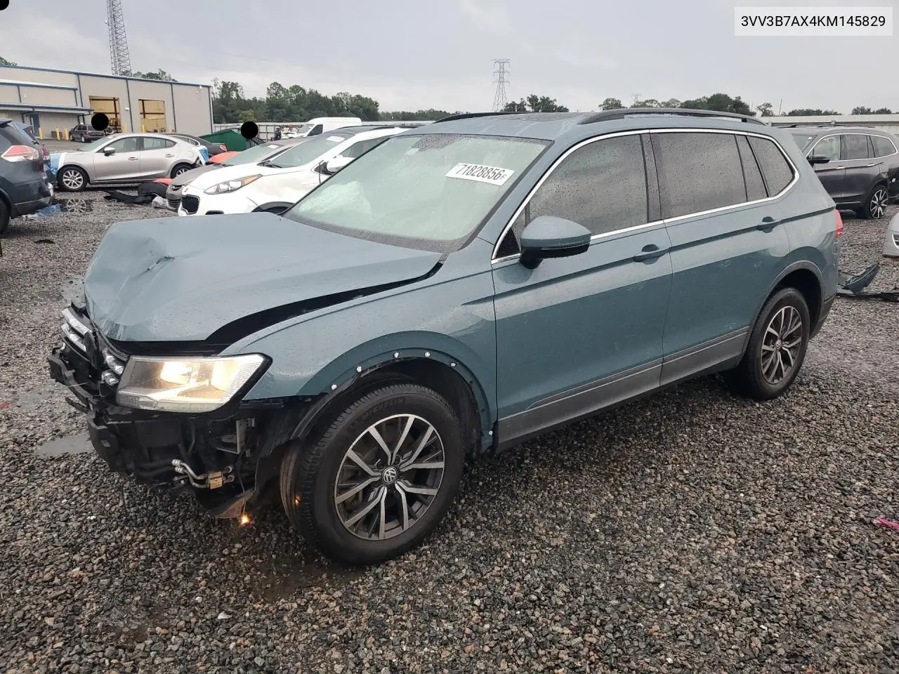 2019 Volkswagen Tiguan Se VIN 3VV3B7AX4KM145829 фото 1