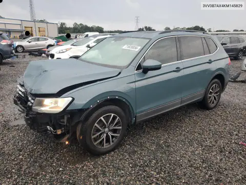 2019 Volkswagen Tiguan Se VIN 3VV3B7AX4KM145829 фото 1
