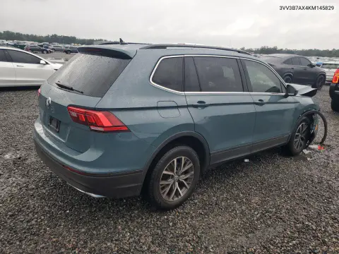 2019 Volkswagen Tiguan Se VIN 3VV3B7AX4KM145829 фото 3