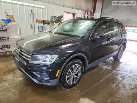2019 Volkswagen Tiguan Se VIN 3VV2B7AX7KM137400 фото 1