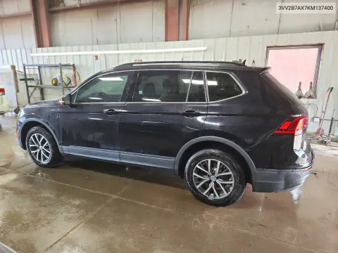 2019 Volkswagen Tiguan Se VIN 3VV2B7AX7KM137400 фото 2