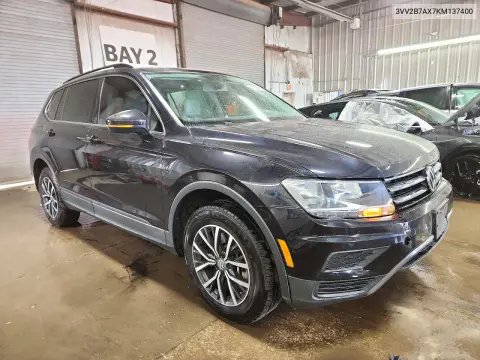 2019 Volkswagen Tiguan Se VIN 3VV2B7AX7KM137400 фото 4